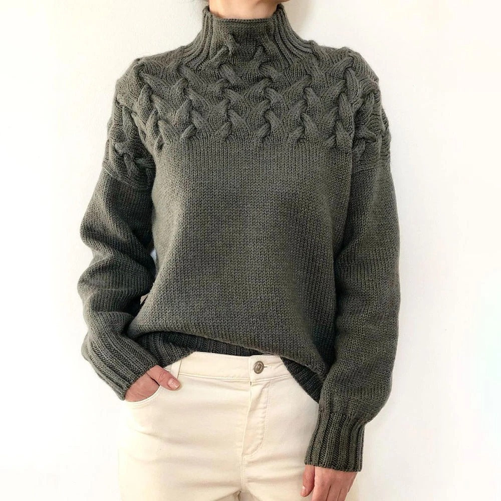 Elena Cozy Knit Turtleneck