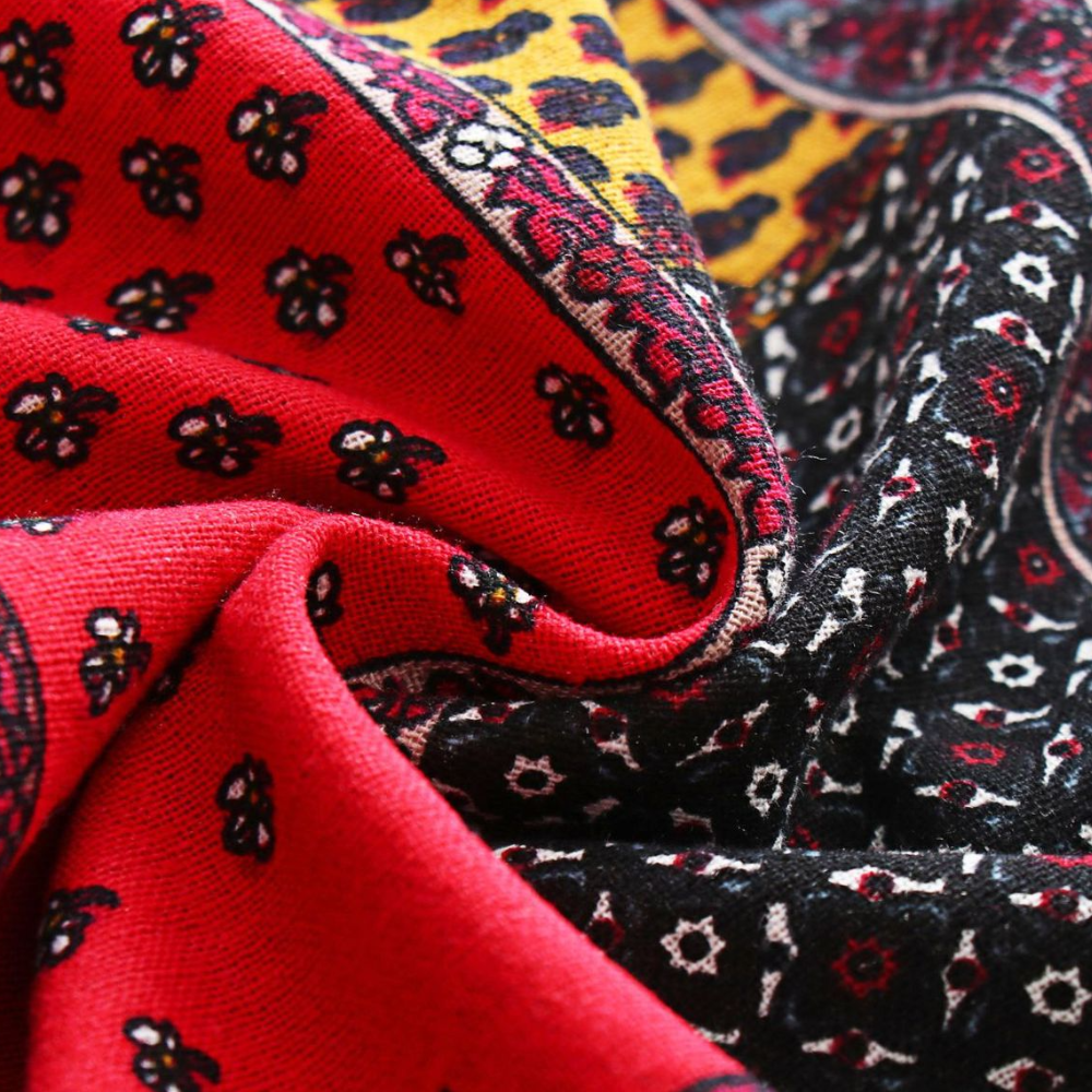 Janet Elegant Warm Coat with Artistic Inspiration