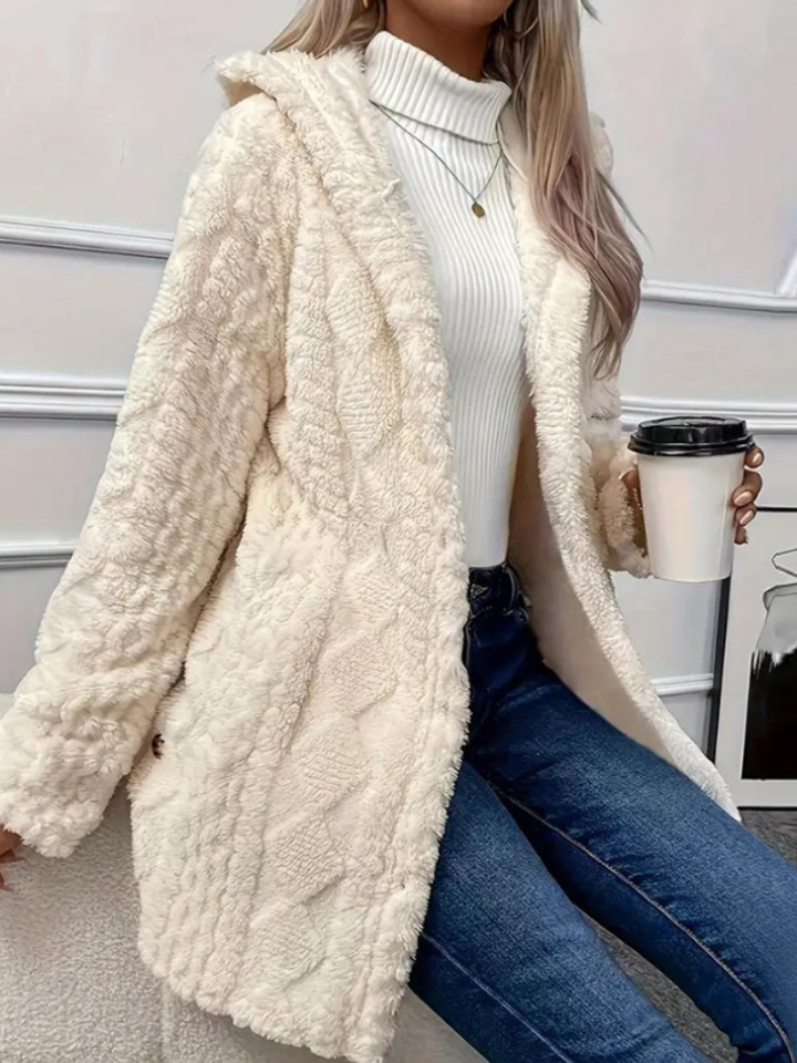 Georgia Cozy Hooded Knit Cardigan