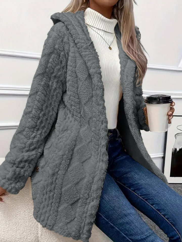 Georgia Cozy Hooded Knit Cardigan