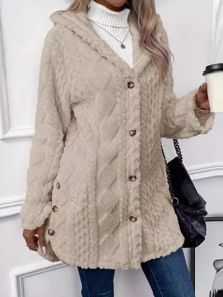 Georgia Cozy Hooded Knit Cardigan
