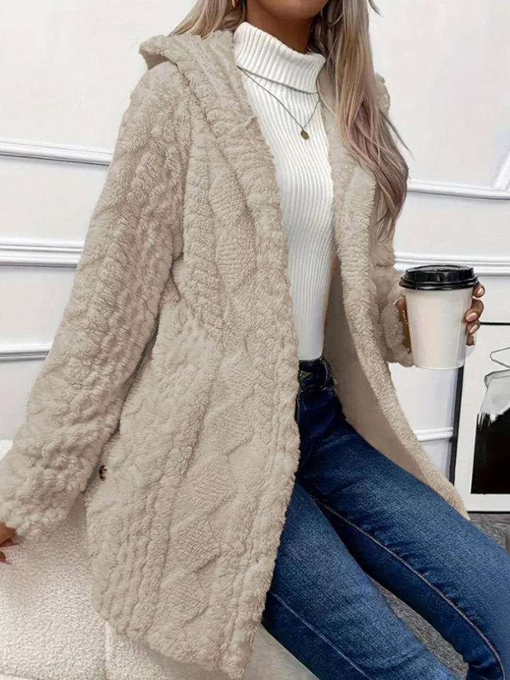 Georgia Cozy Hooded Knit Cardigan