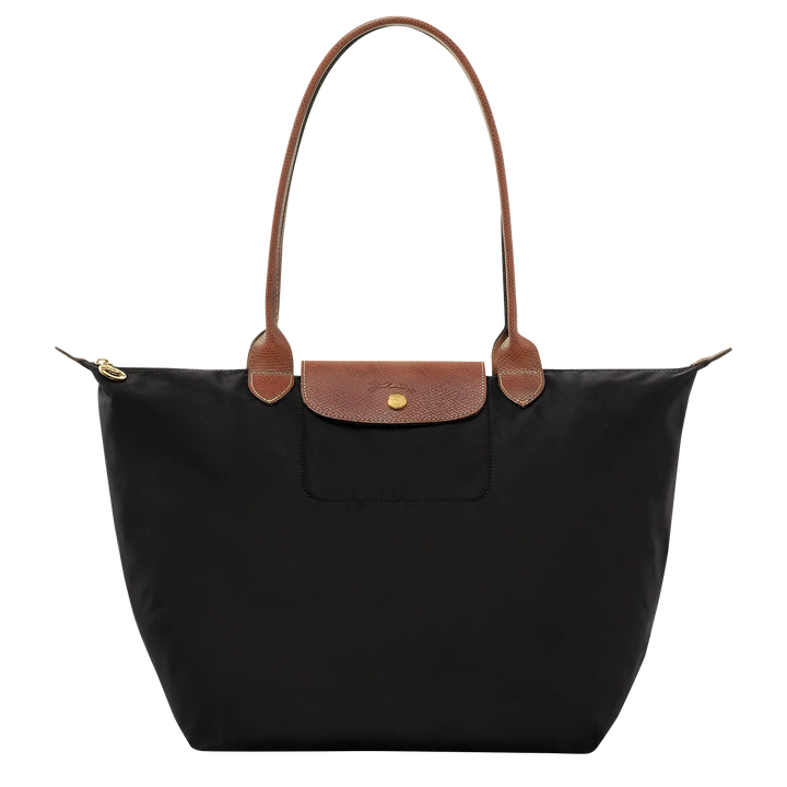 Longchamp Black Large Le Pliage Tote