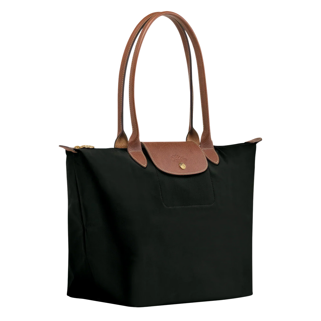 Longchamp Black Large Le Pliage Tote