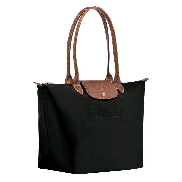 Longchamp Black Large Le Pliage Tote
