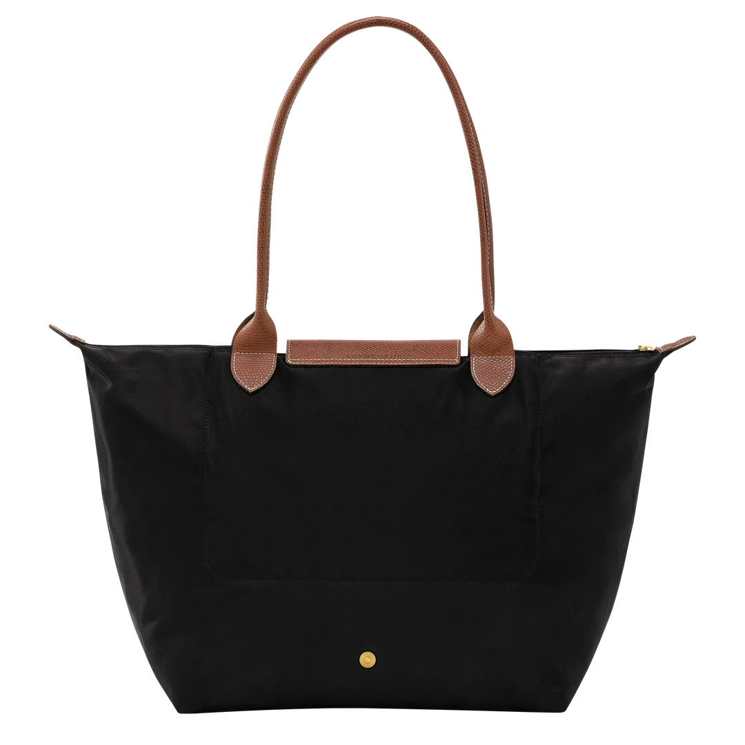 Longchamp Black Large Le Pliage Tote