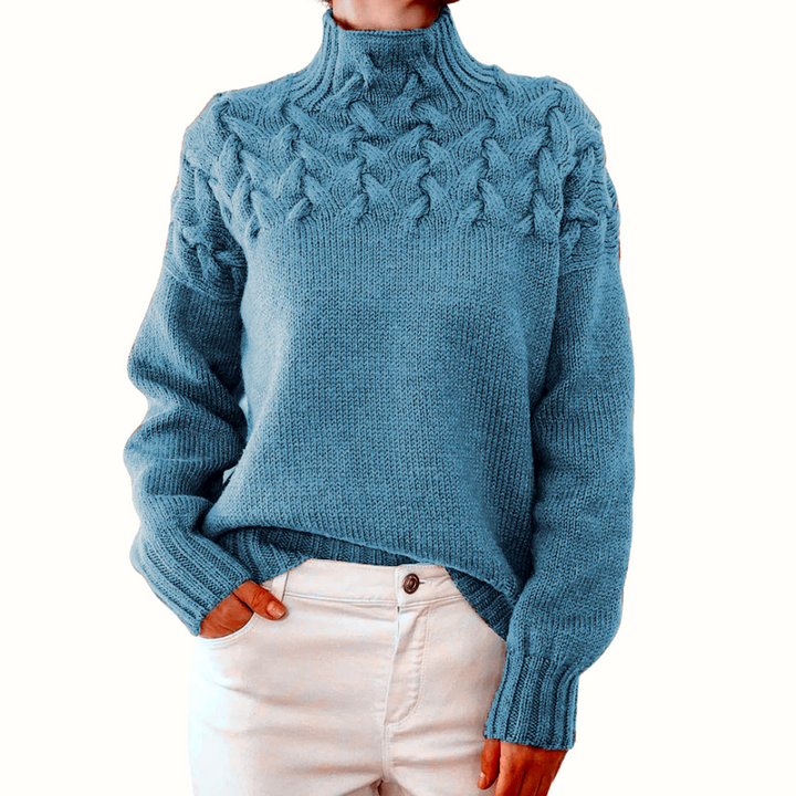 Elena Cozy Knit Turtleneck