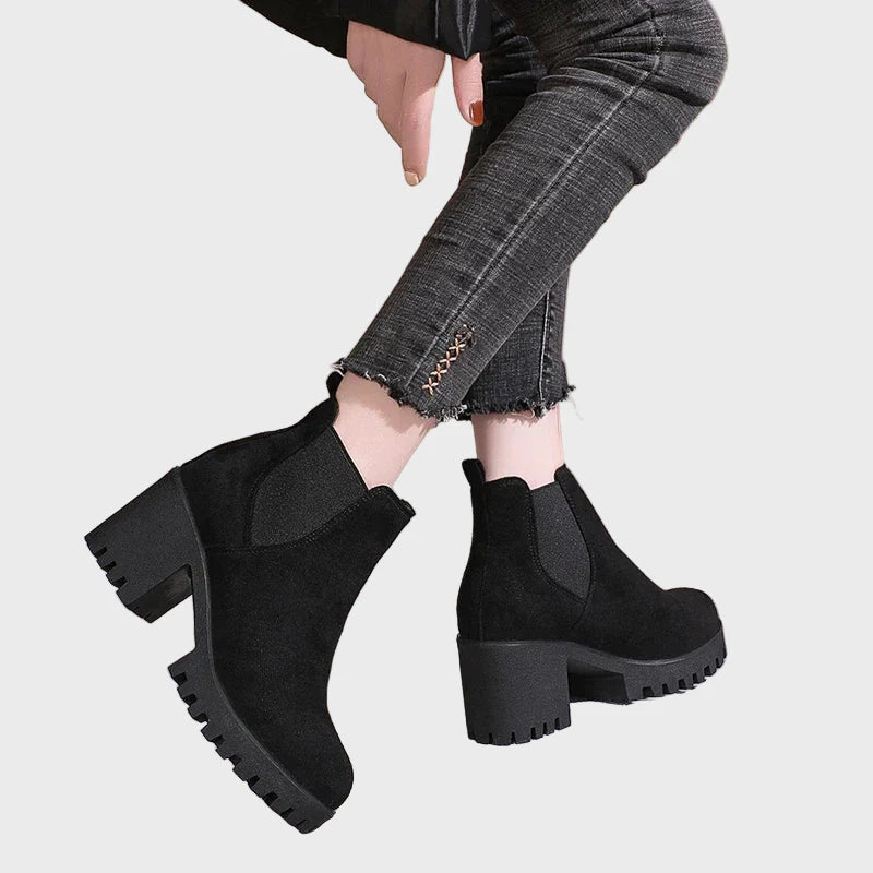Marley Chunky Heel Ankle Boots