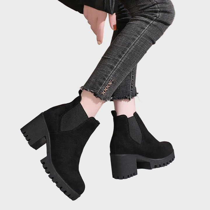 Marley Chunky Heel Ankle Boots