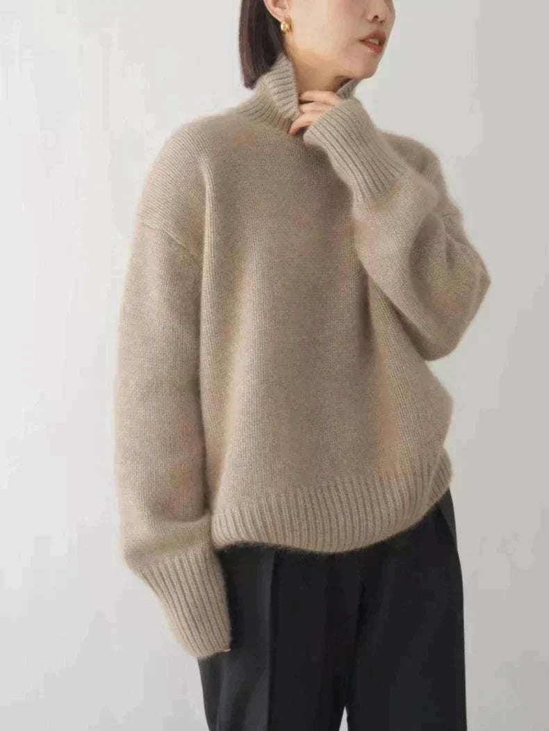 Amaya Premium Cashmere Turtleneck Sweater