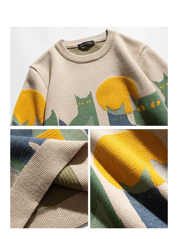 Zaya Lunar Feline Sweater