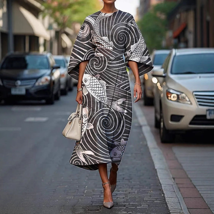 Melody Chic Round Neck Dress