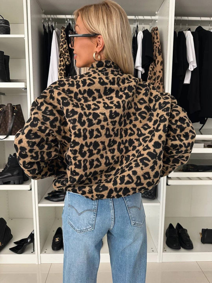 Nova Stylish Leopard Print Jacket