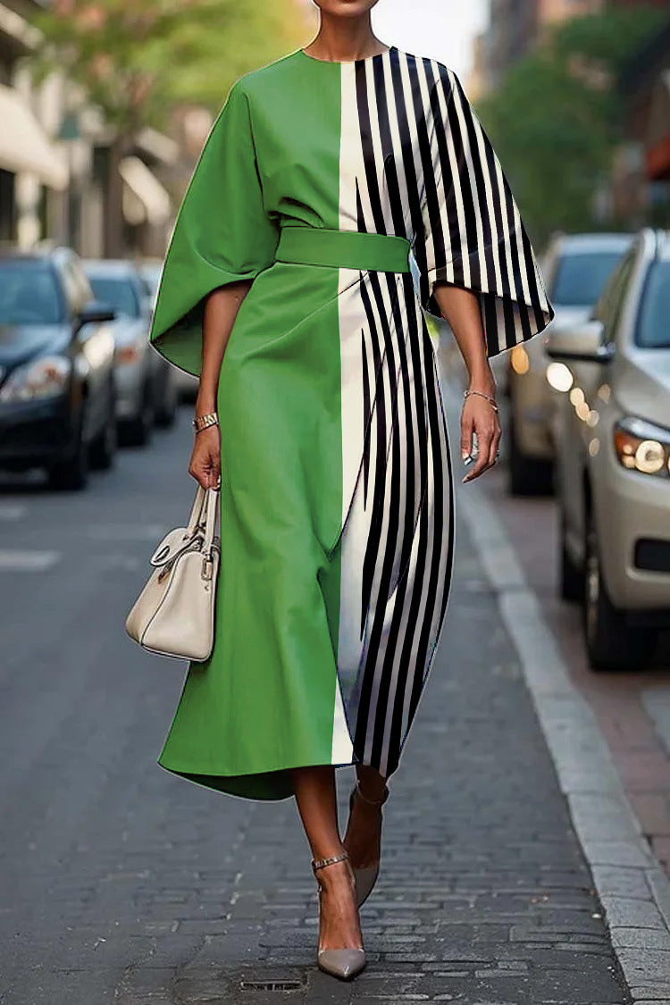 Melody Chic Round Neck Dress