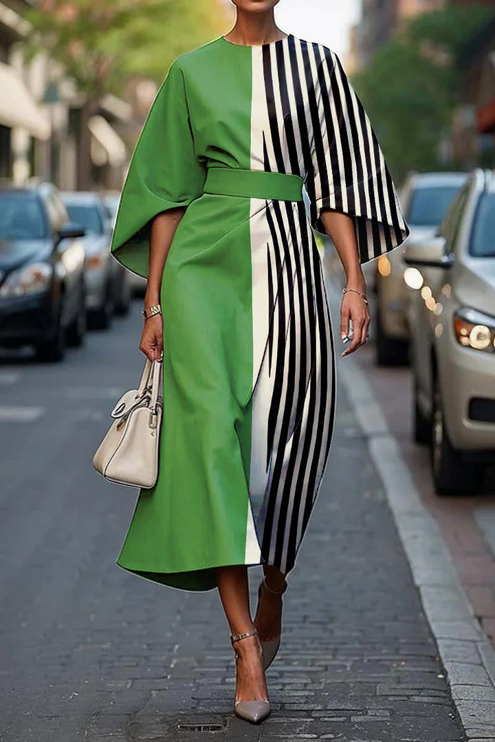 Melody Chic Round Neck Dress