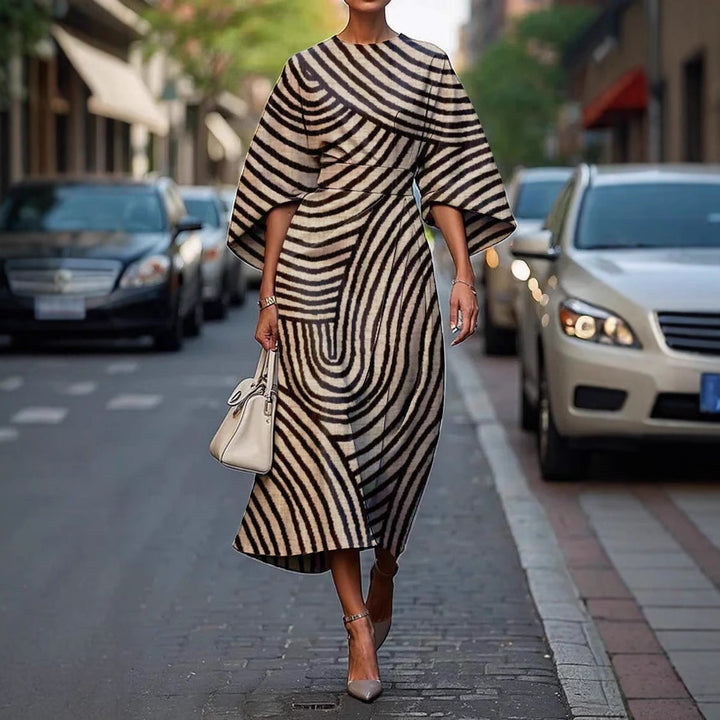 Melody Chic Round Neck Dress