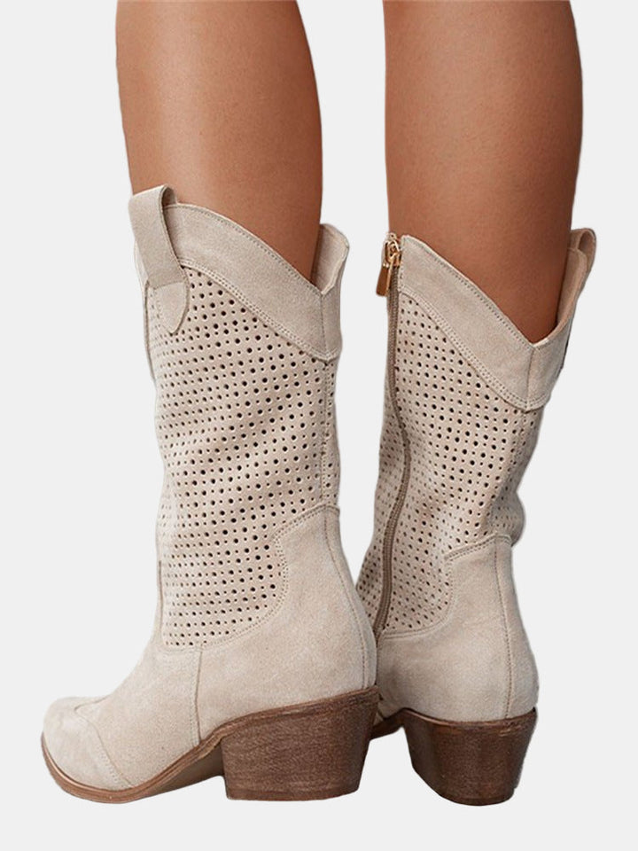 Piper Cutout Ankle Boots