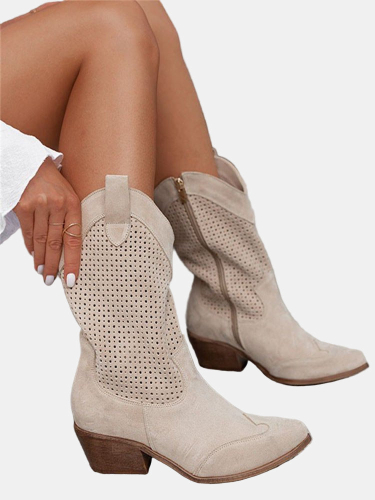 Piper Cutout Ankle Boots