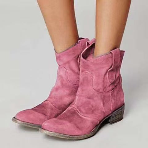 Cienna Chic Western Ankle Boots for Daily Style