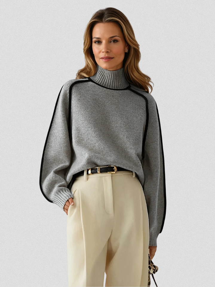 Louise Sweater with Contrast Trim