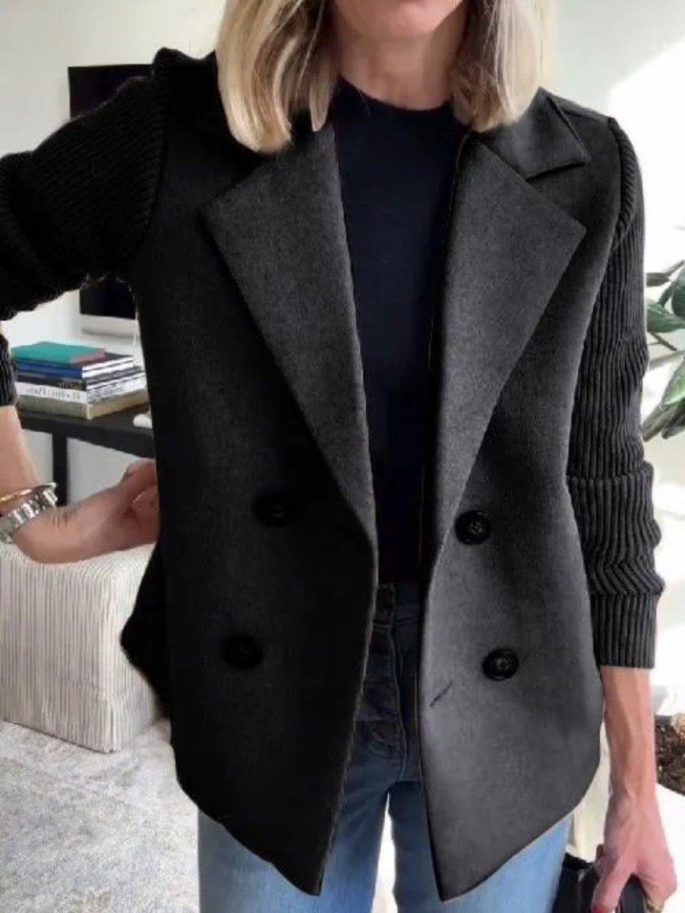 Raven Timeless Wool Blend Overcoat