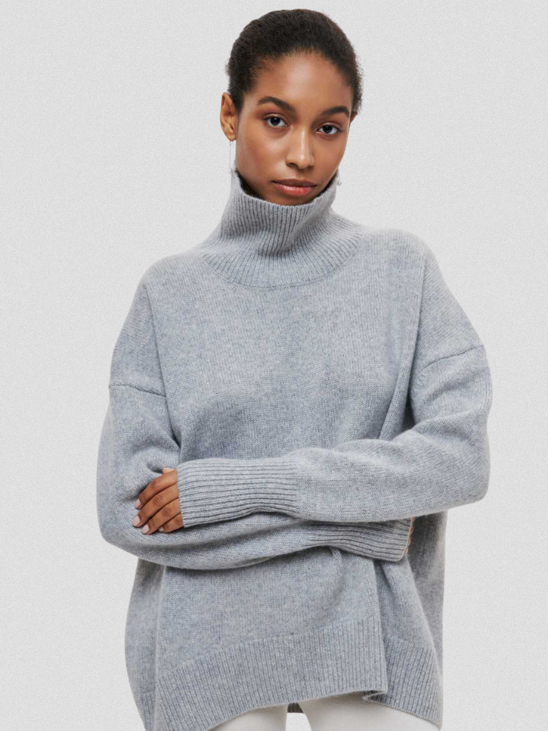 Carolyn Oversized High Neck Sweater