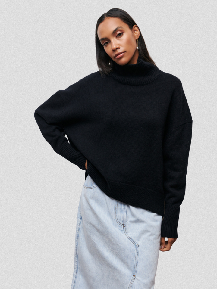 Carolyn Oversized High Neck Sweater
