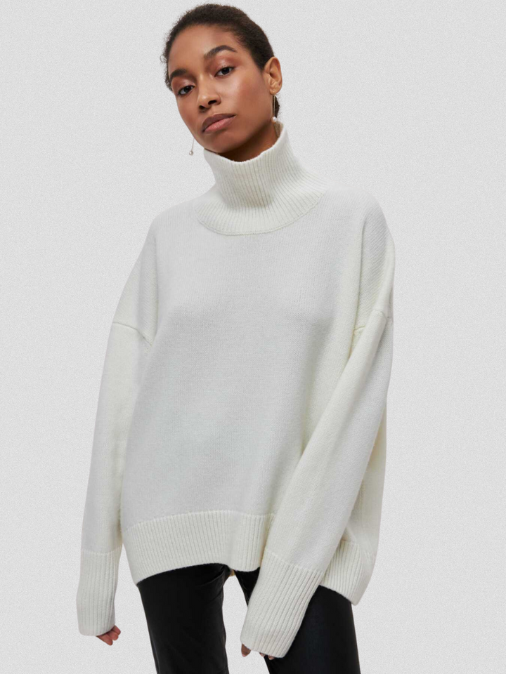 Carolyn Oversized High Neck Sweater