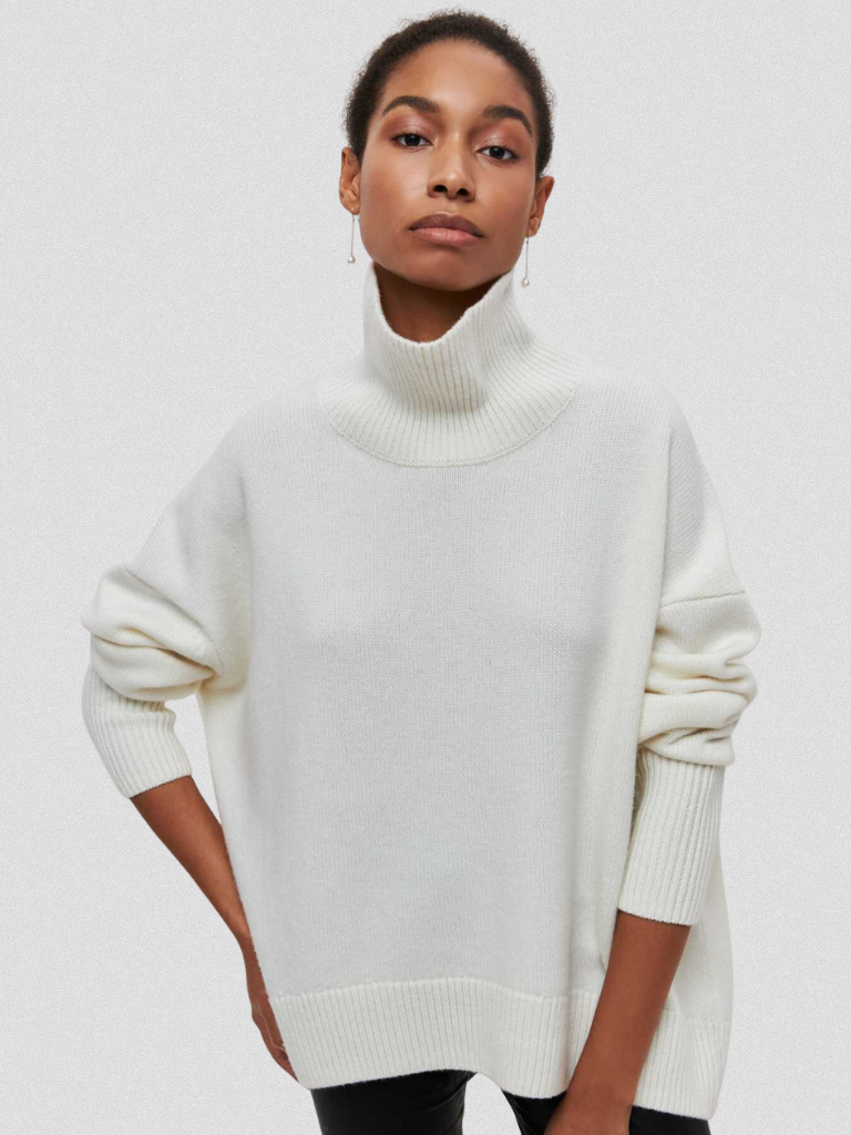 Carolyn Oversized High Neck Sweater