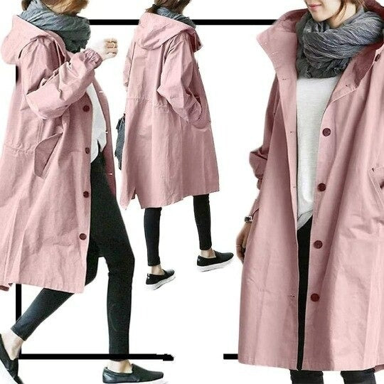 Mandy Stylish Waterproof Trench Coat