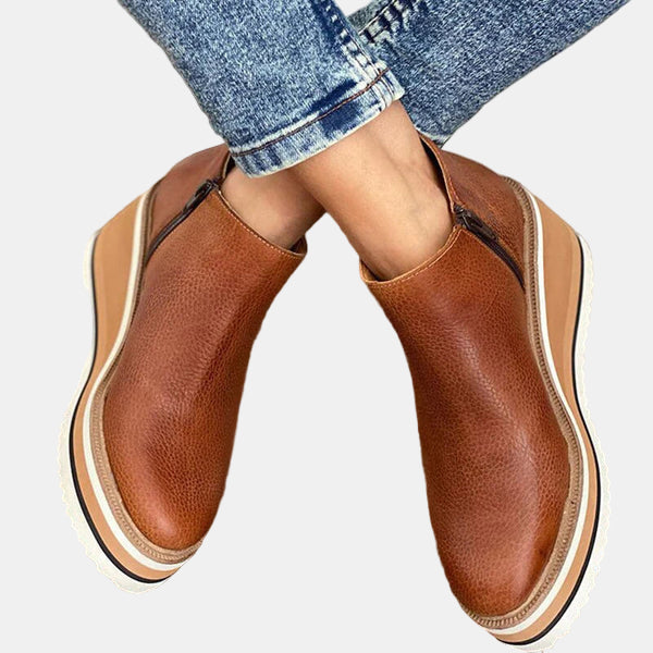 Brooklyn Chic Heeled Ankle Booties