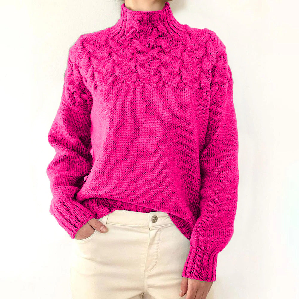 Elena Cozy Knit Turtleneck