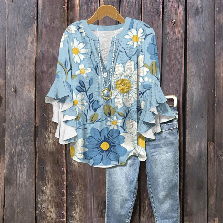 Elizabeth Chic Floral Blouse