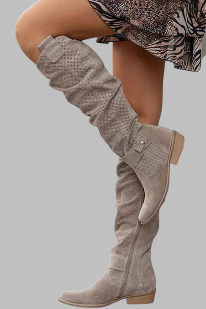 Suede Ankle Boots