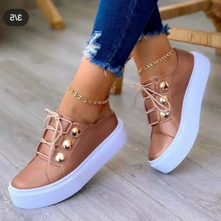 Serena Orthopedic Round Toe Platform Sneakers