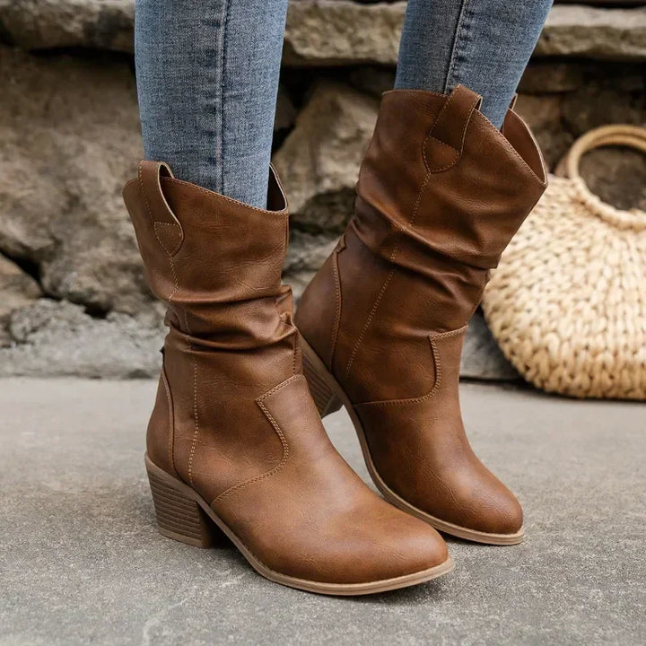 Timeless Mid-Calf Western Boots