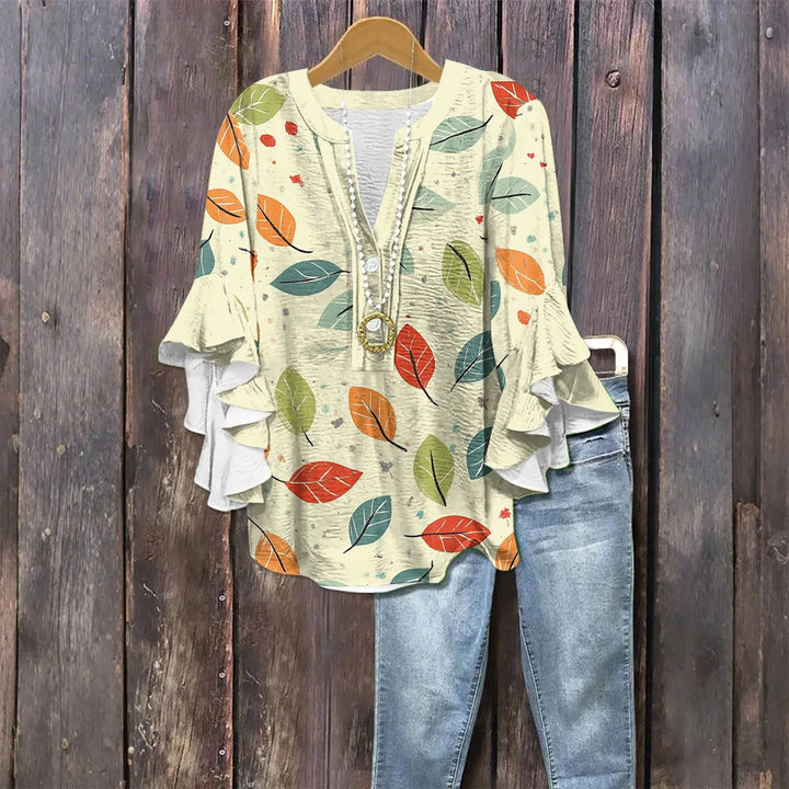 Elizabeth Chic Floral Blouse