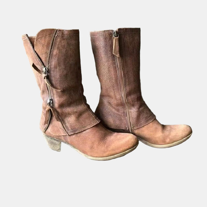 Celeste Rust Ankle Boots