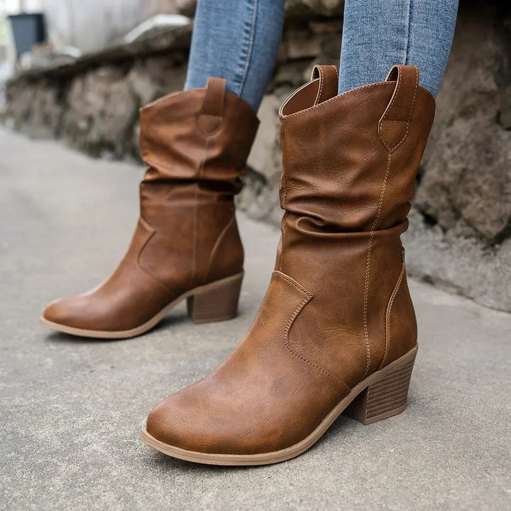 Timeless Mid-Calf Western Boots