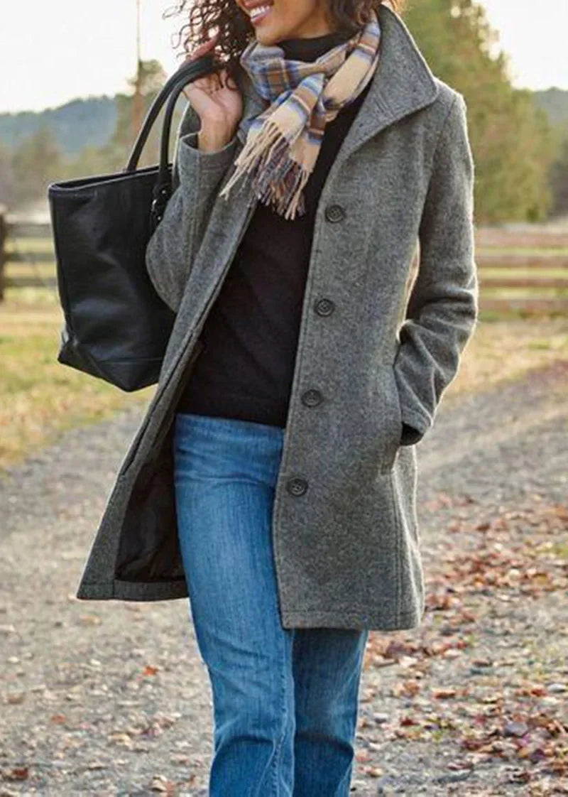 Madeline Comfortable Mid-Length Daily Coat