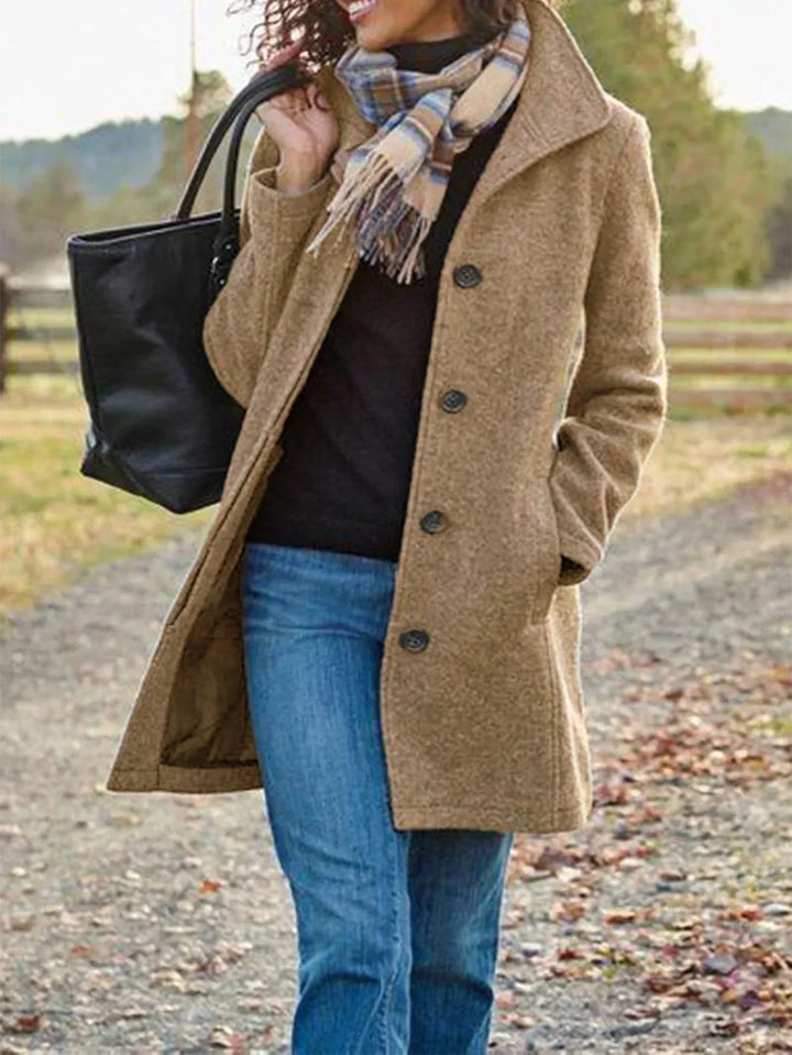 Madeline Comfortable Mid-Length Daily Coat