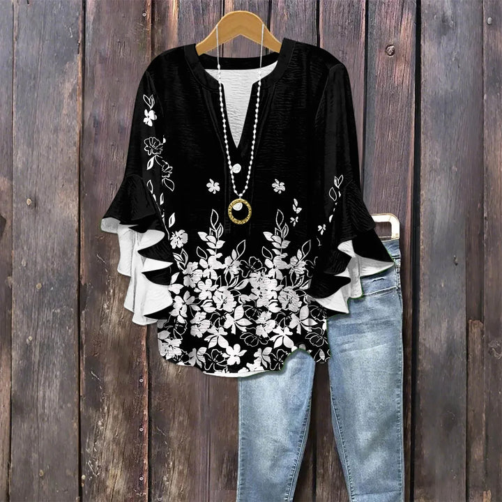 Elizabeth Chic Floral Blouse