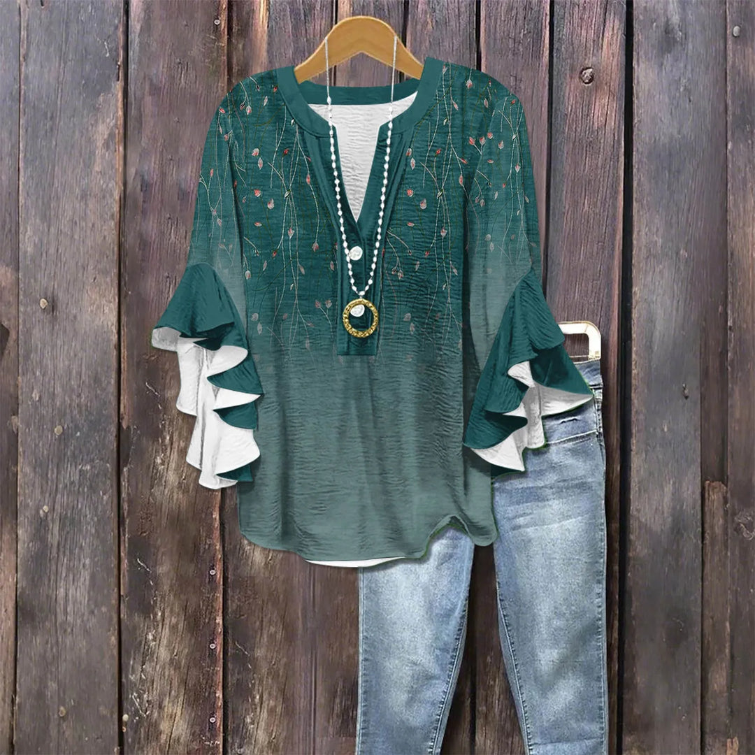 Elizabeth Chic Floral Blouse