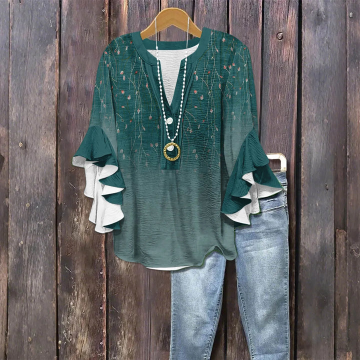 Elizabeth Chic Floral Blouse