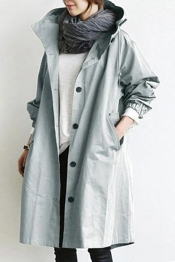 Mandy Stylish Waterproof Trench Coat