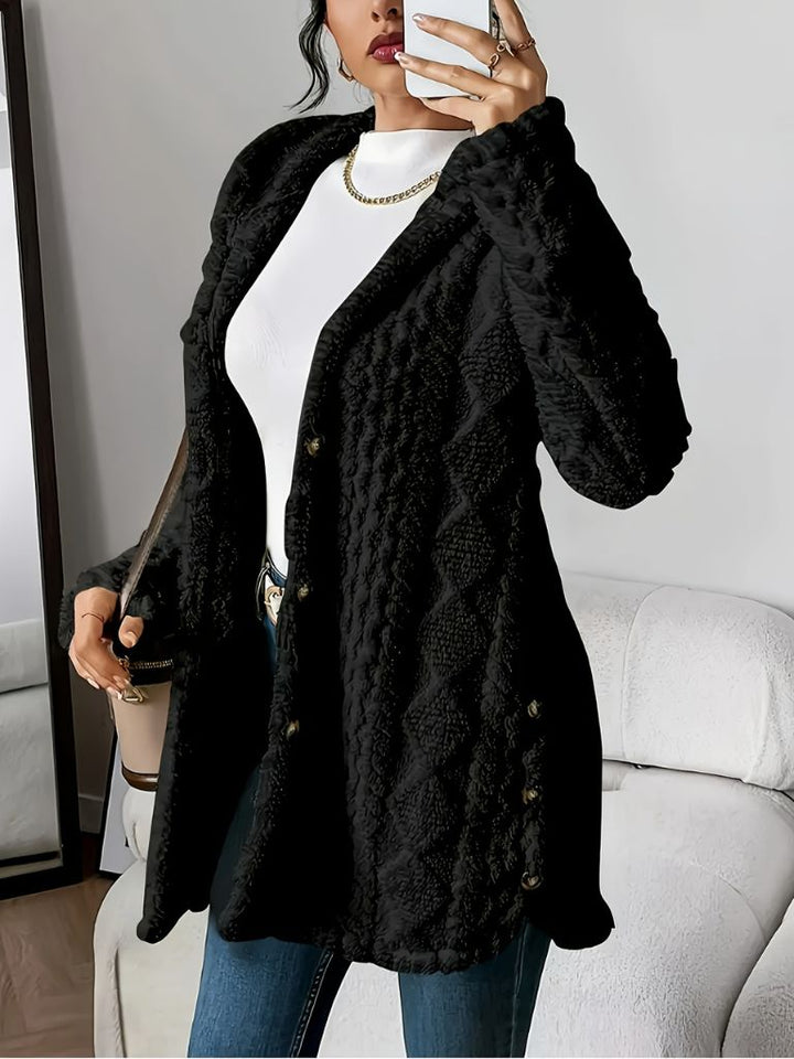 Georgia Cozy Hooded Knit Cardigan