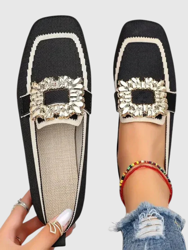 Isabelle Crystal-Embellished Loafers