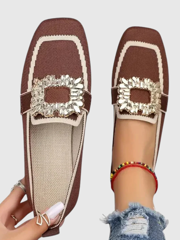 Isabelle Crystal-Embellished Loafers