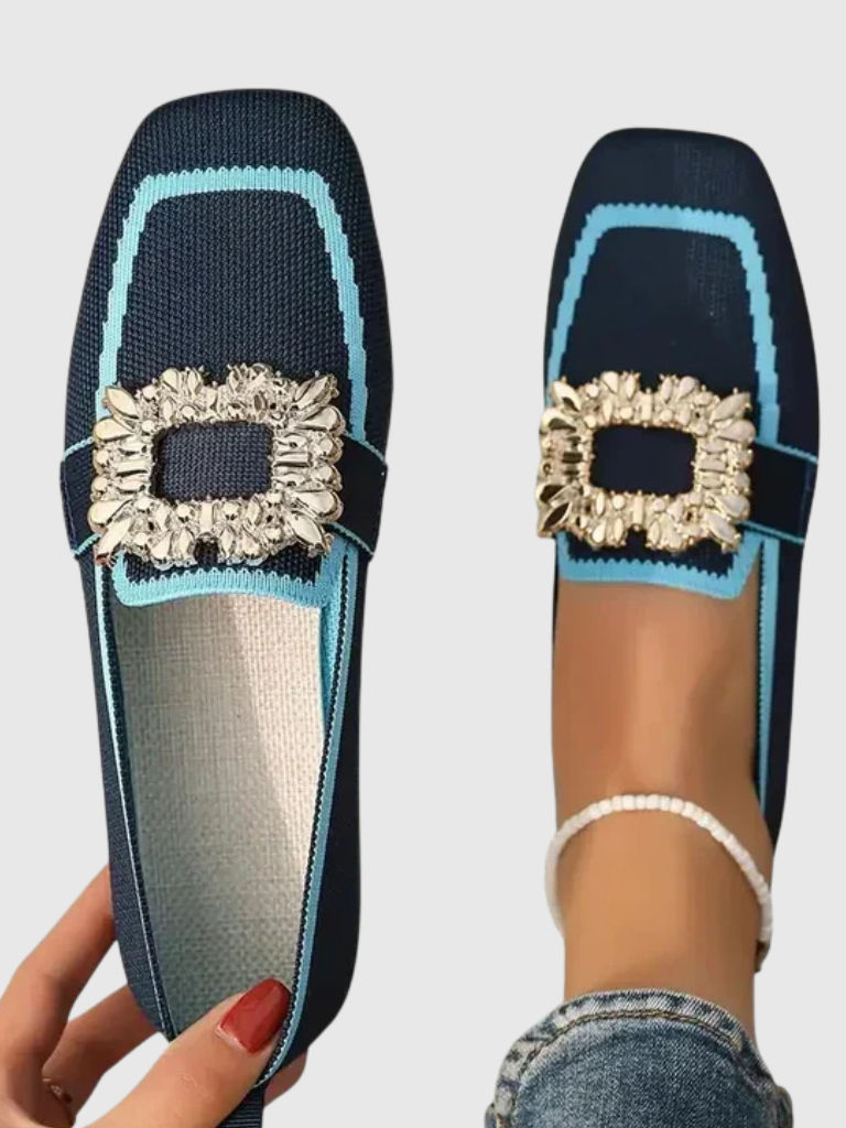 Isabelle Crystal-Embellished Loafers