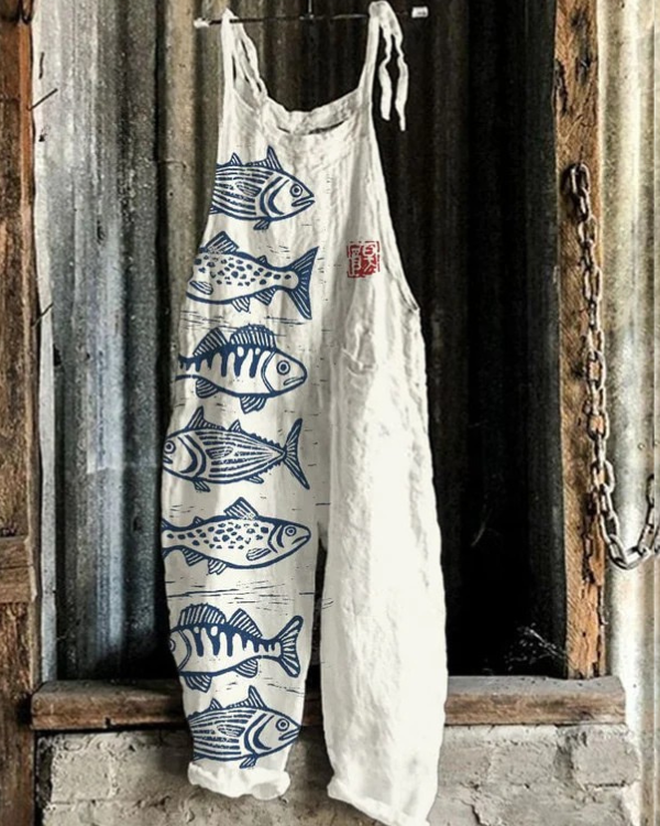 Lightweight Artisan Jumpsuit from Sicily
